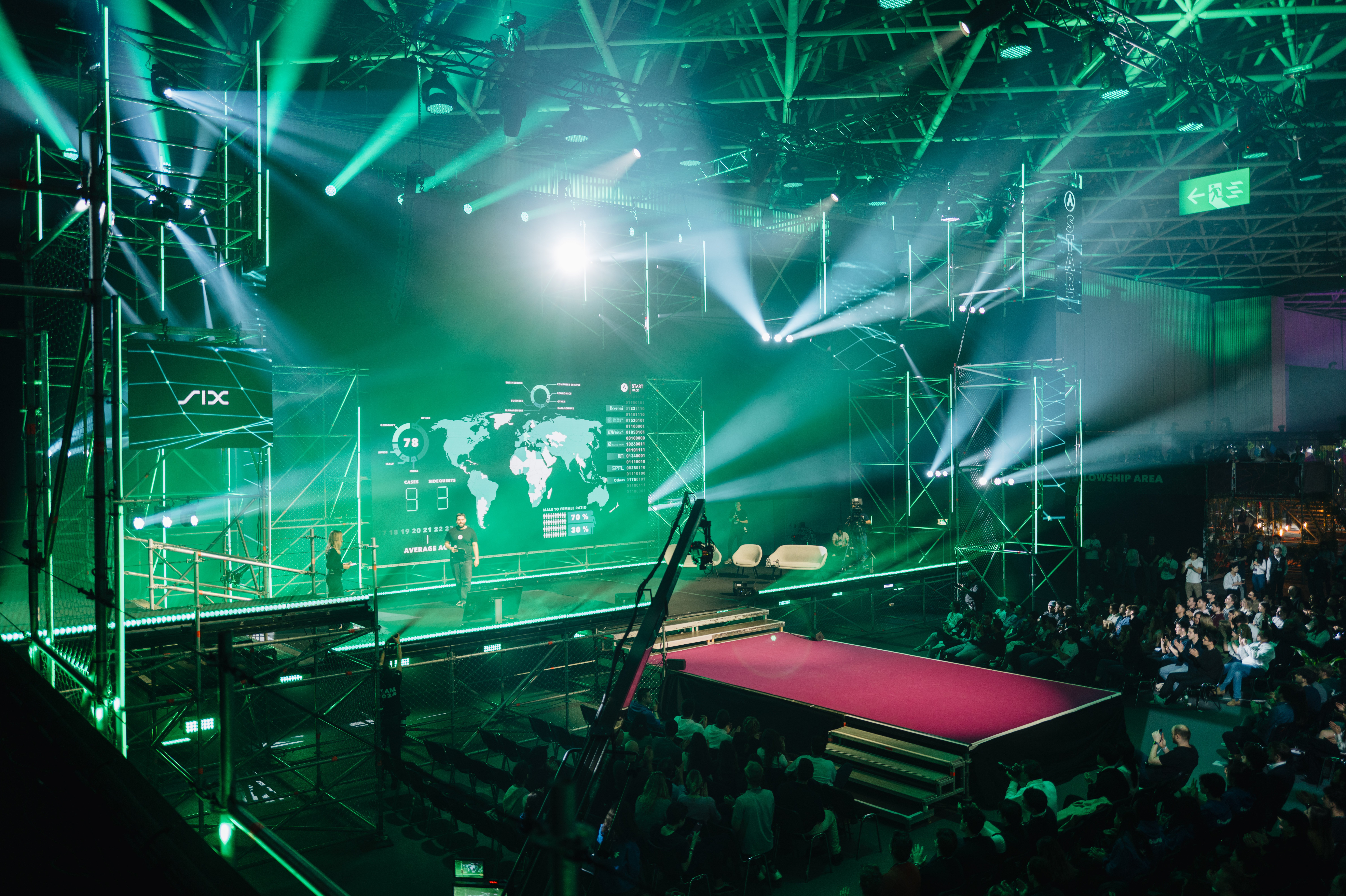 START Hack 2024 grand final main Stage